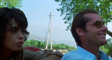 Jack Nicholson and Maria Schneider in The Passenger (1975)