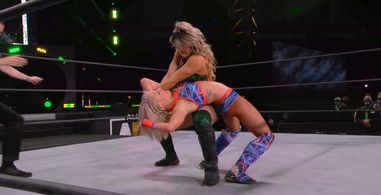 Rachel Kelvington and Taynara Melo in AEW Dark: Elevation (2021)