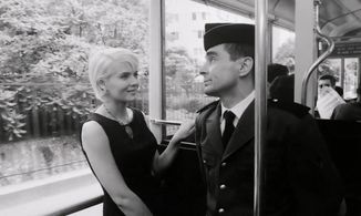 Antoine Bourseiller and Corinne Marchand in Cléo from 5 to 7 (1962)