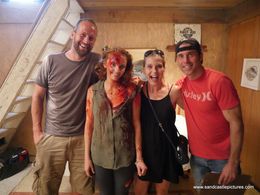 With Executive Producer, Michael Gyori, lead Kylee Bush and special guest VIP visitor Martina Gyori.