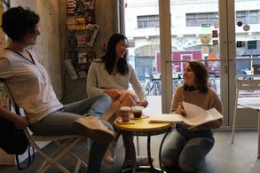 Alison Chang and Katy Erin in Gal Pals (2017)