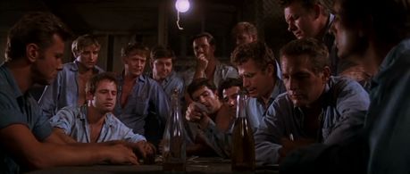 Paul Newman, Dennis Hopper, Harry Dean Stanton, Lou Antonio, Richard Davalos, Robert Drivas, Warren Finnerty, Chuck Hick