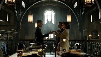 Ben McKenzie, Robert Gorrie, and Abbi Snee in Gotham (2014)