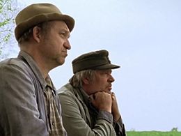 Peter Heinrich Brix and Jan Fedder in Neues aus Büttenwarder (1997)