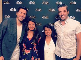 Drew Scott, Jonathan Silver Scott, Jessica Nunez-Wood, and Leticia Nunez-Wood