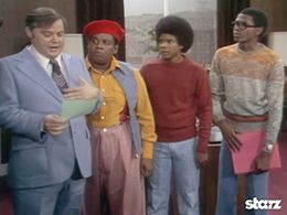 Warren Berlinger, Fred Berry, Haywood Nelson, and Ernest Thomas in What's Happening!! (1976)