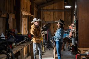 Sonya Balmores and Granger Smith