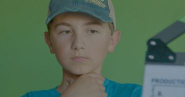 Filming Ryan Hickman for Green SuperHeroes 2030. Ryan's Recycling.com