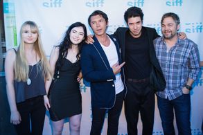 Lou Diamond Phillips, Mark Kelly, Zoe McLane, Benjamin Barrett, and Chelle Sherrill at an event for The Night Stalker (2