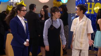 Isabella Gomez, Sheridan Pierce, and Marcel Ruiz in One Day at a Time (2017)