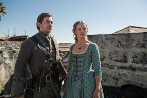 Luke Roberts and Hannah New in Black Sails (2014)