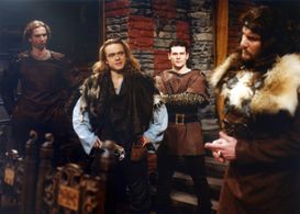 Jakub Saic and Jirí Stepnicka in O Sedivákovi (1995)