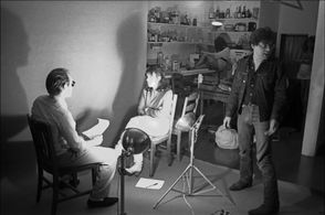 Michael Oblowitz directing Minus Zero Michael Oblowitz directing Rosemary Hochschild in Minus Zero. The set was in Allan