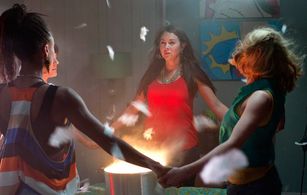 Hannah Tointon, Lacey Turner, Nina Toussaint-White, and Phoebe Fox in Switch (2012)