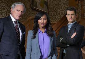 Victor Garber, Meagan Good, and Wes Brown in Deception (2013)