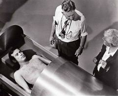 Harold E. Stine, William Castle, and Christopher George in Project X (1968)