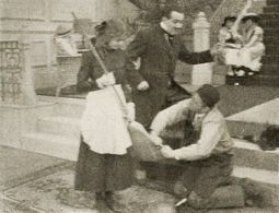 Lew Fields, George Hassell, and Vivian Martin in Old Dutch (1915)