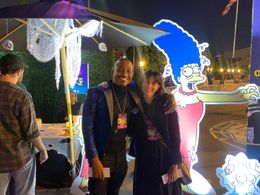 Loni Steele Sosthand and John Autry II in The Simpsons (1989)