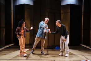 Joana Borja Taz Skylar Cush Jumbo in Hamlet at Young Vic Theatre
