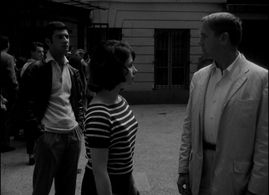 Jean-Claude Brialy, Daniel Crohem, and Betty Schneider in Paris Belongs to Us (1961)