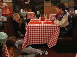 Candace Cameron Bure, Jodie Sweetin, Scott Weinger, and David Loren in Full House (1987)