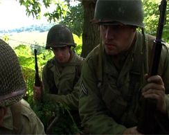 SEE IT THROUGH - FILM STILL: Starring Tom Rudd Sergeant John Kaufman, Jordan Dorn as Private Len Bryant and Ryan Hunter 