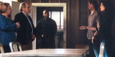 Martin Mull, Eric Christian Olsen, Debra Jo Rupp, Jeronimo Spinx, and Daniela Ruah in NCIS: Los Angeles (2009)