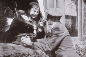 John E. Brennan and Marshall Neilan in The Phony Singer (1913)