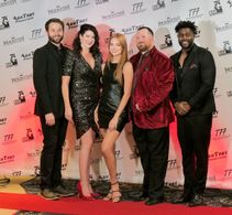 Jason Vandygriff (Director) of Blood Dried Hands at the Premiere Screening with cast members Anna Pena, Micha Marie Stev