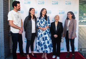 Michelle Twarowska at SIFF with 