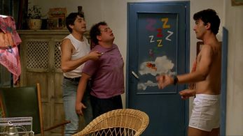 Antonio Banderas, Juan Echanove, and Carmelo Gómez in Going Down in Morocco (1989)