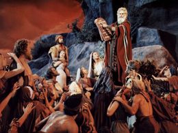 Charlton Heston, John Carradine, Yvonne De Carlo, John Derek, Nina Foch, Donald Curtis, Olive Deering, Lawrence Dobkin, 