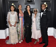 Lauren London and Steven Carless at an event for The 62nd Annual Grammy Awards (2020)