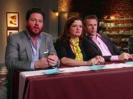 Alex Guarnaschelli and Marc Murphy in Food Network Star: Dessert Chopping Block (2012)