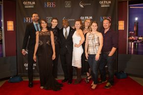 Karenssa LeGear, Caroline Amiguet, Jeanine Reynard, Jay Jee, Aimee La Joie, and Ryan Kelly at an event for Refuge (2017)