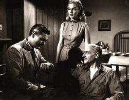 Alberto Closas, Carlos Cotto, and Zully Moreno in La dama del mar (1954)