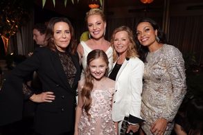 World Premiere of Unforgettable Pictured Denise DiNovi, Katherine Heigl, Rosario Dawson, Cheryl Ladd, and Isabella Kai R