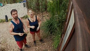 Nick Knowles and Emily Atack in I'm a Celebrity, Get Me Out of Here! (2002)