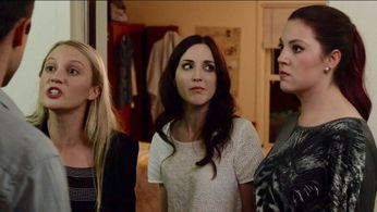 Kirby Bliss Blanton, Kirsten Ray, and Lexi Giovagnoli in The Suicide Note.