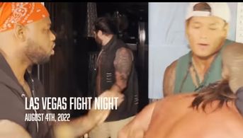 Still of Actor Gjee Wade II with Superstar Koe Wetzel in Road to Hell Paso Part 1. Filmed on Location at The Coliseum in