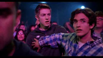 Noah Urrea and Phelan Davis in Metal Lords (2022)