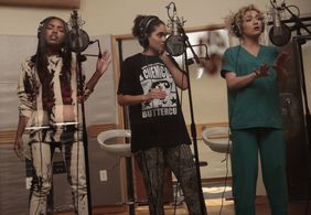 Ryan Destiny, Jude Demorest, and Brittany O'Grady in Star (2016)