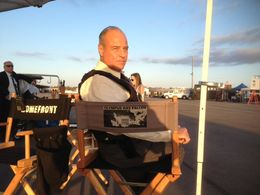 On location in N.Orleans during filming of OLYMPUS HAS FALLEN