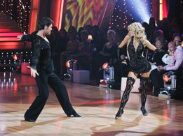 Julianne Hough and Chuck Wicks in Dancing with the Stars (2005)