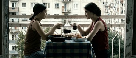 Mariam Bokeria and Lika Babluani in In Bloom (2013)