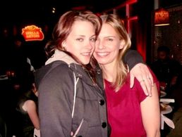 Vanessa Hope and Kristen Stewart at the Adventureland after party at the Sundance Film Festival