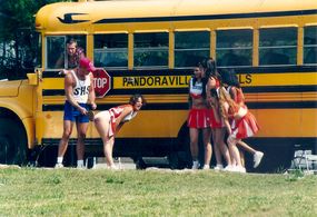 Misty Kapp, Maurice Ralston, and John Andrew Mitchell in Cheerleader Autopsy (2003)