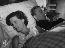 Paul Klinger and Hilde Schneider in Twice Two in a Four Post Bed (1937)