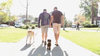 Chuck Saculla and Matt Zarley in Hopeful Romantic (2015)