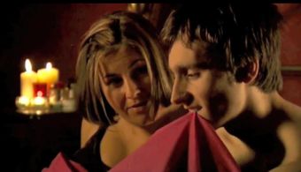 With Liza Tarbuck IN LINDA GREEN (2001)